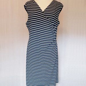 Ann Taylor Knit Crossover V-neck Dress